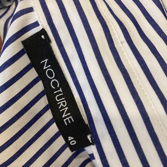 Strip & Navy Over shirt long sleeve Dress - Picture 6 of 6